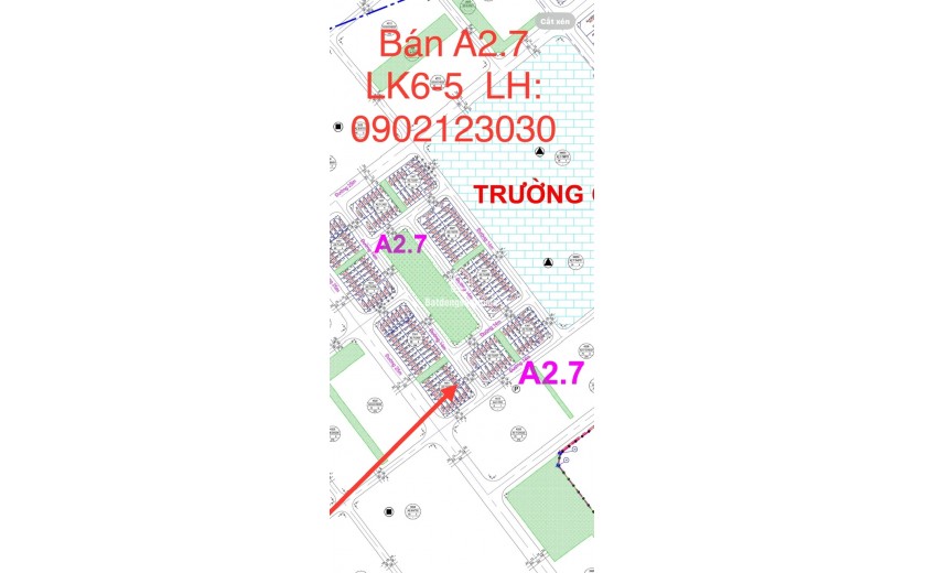 Bán A2.7 LK6-5 Khu đô thị Thanh Hà, Phú Lương, Hà Đông, Hà Nội  DT 90M2 đường 14m Hướng Đông Bắc Gần khu chung cư, Trường Cấp 3 viện mắt, nhà với vô vàn tiện ích  LH: 0912123030